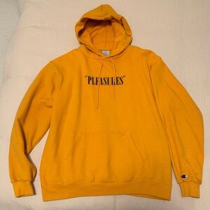 Pleasures Yellow Hoodie